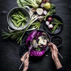 Global Global 2 Piece Salad Serving Set -Knife Sales Store global 2 piece salad serving set p569 10494 image