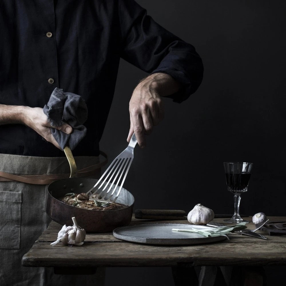 Global Accessories GS-27 Fanned Spatula Flexible 7 Global Accessories GS-27 Fanned Spatula Flexible - Image 7