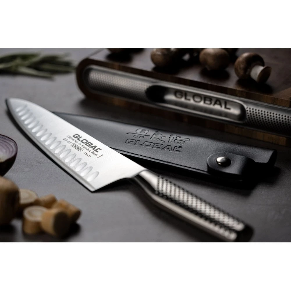 Global Forged GF-99 Global GF Cook's Knife Fluted 20.5cm Blade 8 Global Forged GF-99 Global GF Cook's Knife Fluted 20.5cm Blade - Image 8
