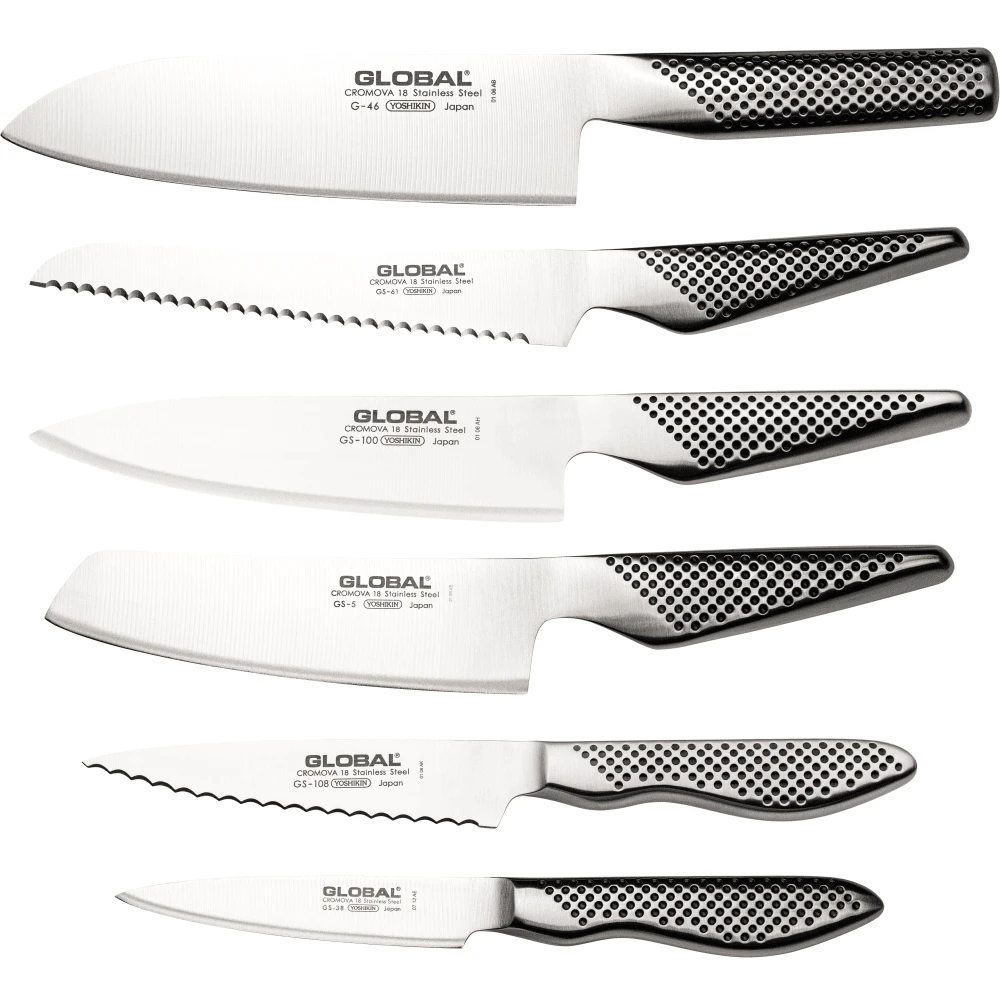 Global G-EARTH7B Earth-Tsuchi 7 Piece Knife Block Set 2 Global G-EARTH7B Earth-Tsuchi 7 Piece Knife Block Set - Image 2