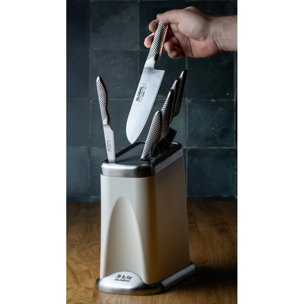 Global G-EARTH7B Earth-Tsuchi 7 Piece Knife Block Set 3 Global G-EARTH7B Earth-Tsuchi 7 Piece Knife Block Set - Image 3