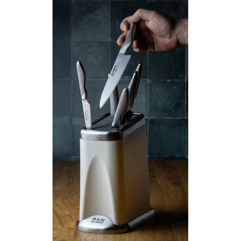 Global G-EARTH7B Earth-Tsuchi 7 Piece Knife Block Set 4 Global G-EARTH7B Earth-Tsuchi 7 Piece Knife Block Set - Image 4