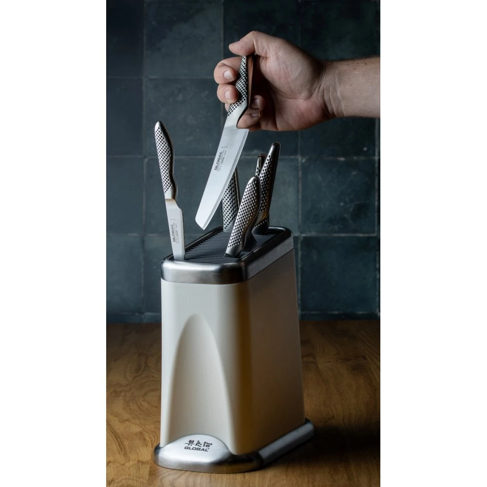 Global G-EARTH7B Earth-Tsuchi 7 Piece Knife Block Set 5 Global G-EARTH7B Earth-Tsuchi 7 Piece Knife Block Set - Image 5