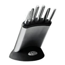 Global Knife Sets G-636/7B Seven Piece Knife Block