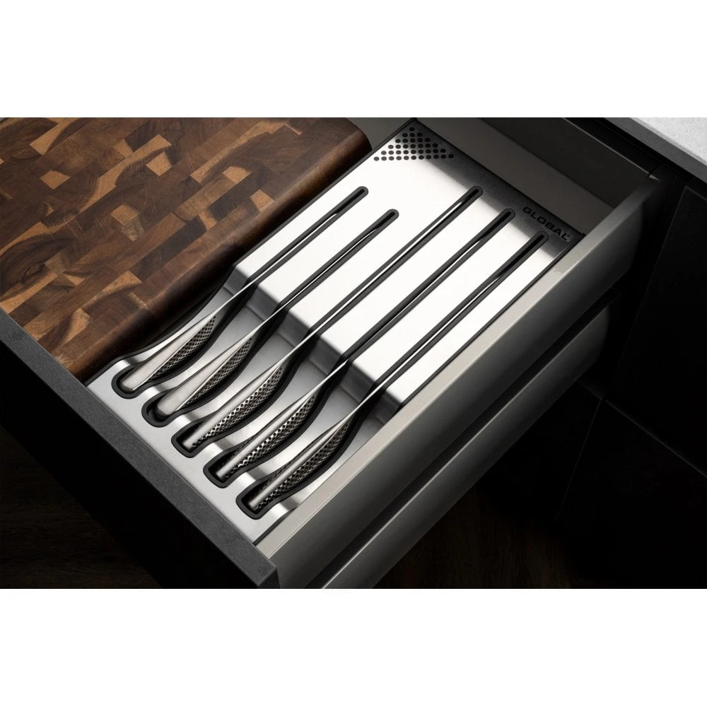 Global Knife Sets G-88/239511 Global 5 Piece Kitchen Knife Set With Storage Dock 5 Global Knife Sets G-88/239511 Global 5 Piece Kitchen Knife Set With Storage Dock - Image 5