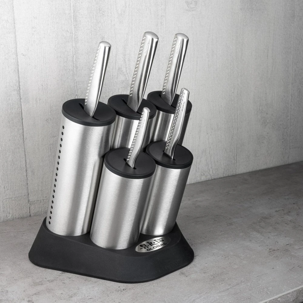 Global Ni Global NI Engine Block 6pce Knife Block Set 4 Global Ni Global NI Engine Block 6pce Knife Block Set - Image 4