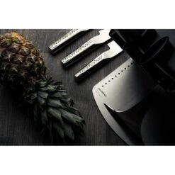 Global Ukon GU-505/6B Global Ukon 6 Pce Knife Block Set -Knife Sales Store gu 505 6b global ukon 6 pce knife block set p1190 7448 image