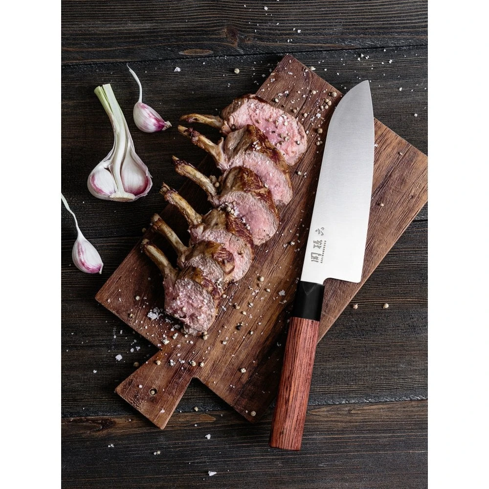 Kai Seki Magoroku Redwood MGR-0155D Kai Seki Magoroku Red Wood Deba (15,5 Cm) 4 Kai Seki Magoroku Redwood MGR-0155D Kai Seki Magoroku Red Wood Deba (15,5 Cm) - Image 4