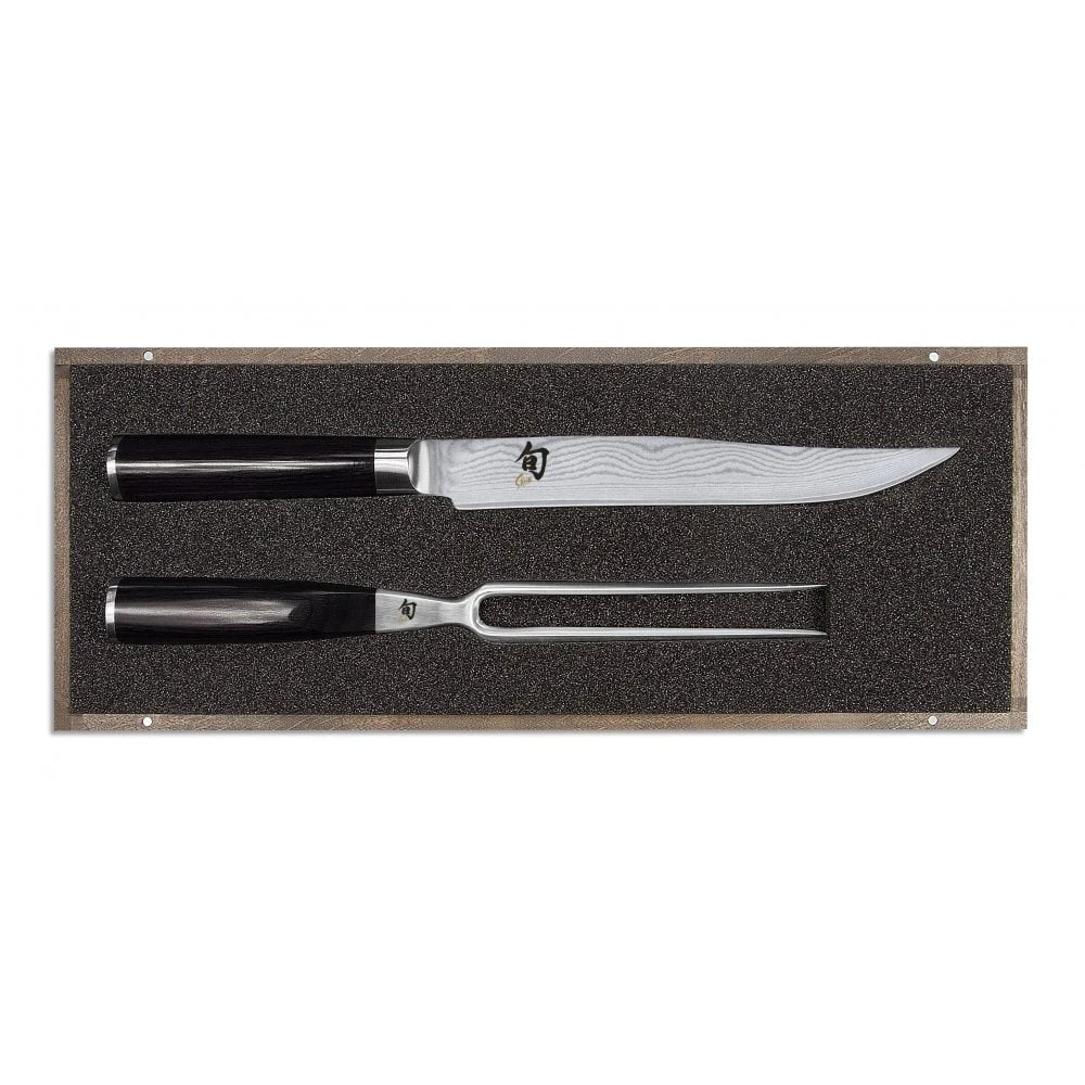 KAI Shun Classic KAI-DMS-200 Carving Set 1 KAI Shun Classic KAI-DMS-200 Carving Set