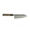 Nigara Hamono Aogami Super Steel Tsuchime Santoku 180 Mm Wenge Black Buffalo Handle