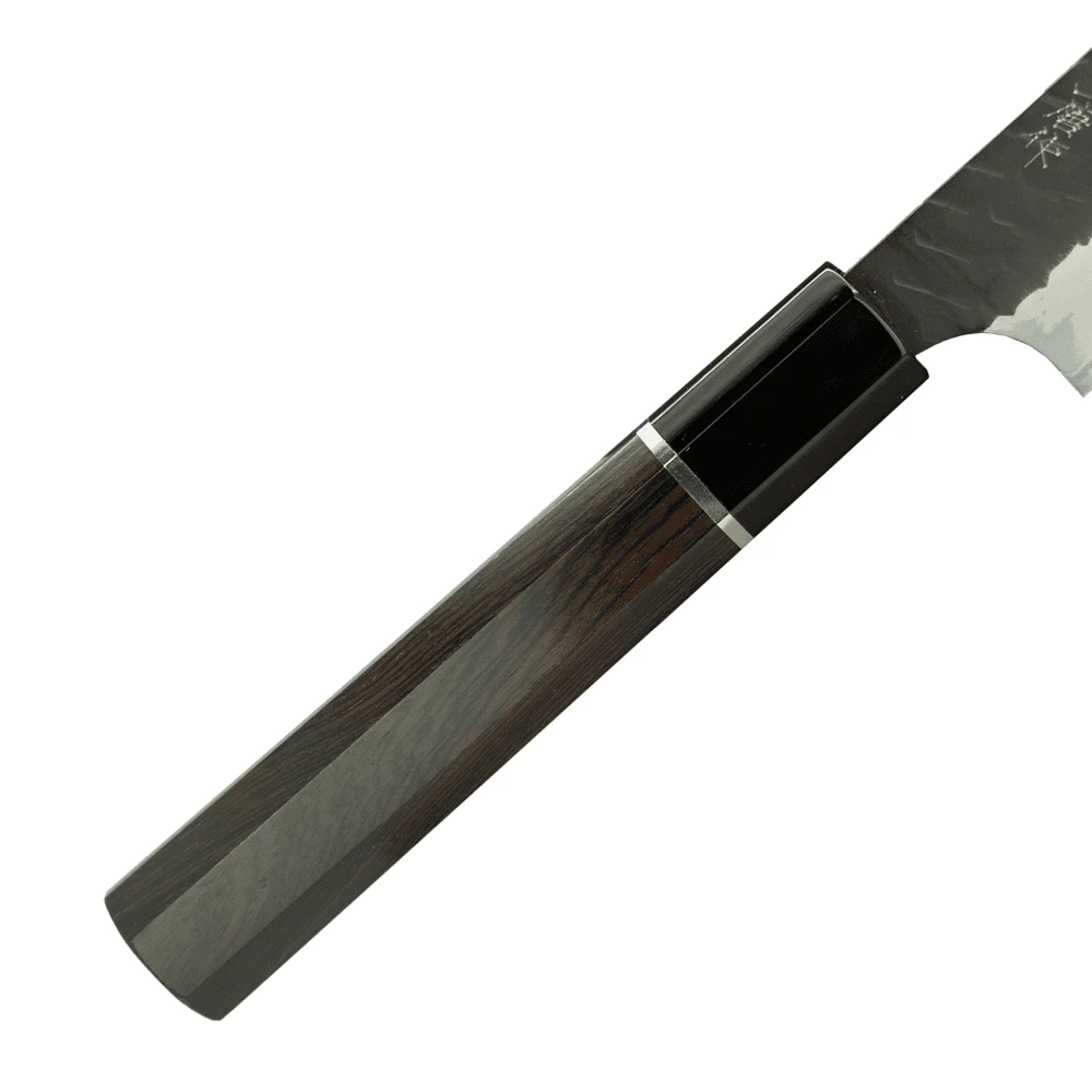 Nigara Hamono NIGH-01/T-ES Nigara Hamono Kurouchi Tsuchime SG-2 15cm Petty Knife 3 Nigara Hamono NIGH-01/T-ES Nigara Hamono Kurouchi Tsuchime SG-2 15cm Petty Knife - Image 3