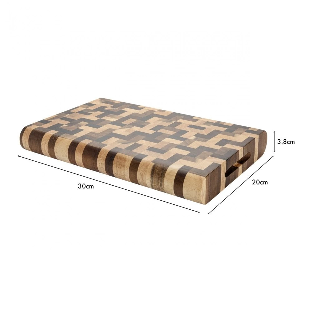 Rockingham Forest Rockingham Forest Rectangular Multi-wood Cutting Board 2 Rockingham Forest Rockingham Forest Rectangular Multi-wood Cutting Board - Image 2