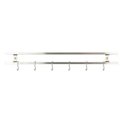 Rockingham Forge 60cm Magnetic Stainless Steel Knife Rack With 6 Utensil Hooks And Wall Fixings 9 Rockingham Forge 60cm Magnetic Stainless Steel Knife Rack With 6 Utensil Hooks And Wall Fixings -Knife Sales Store rockingham forge 60cm magnetic stainless steel knife rack with 6 utensil hooks and wall fixings p1000 4477 image
