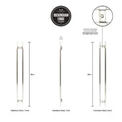 Rockingham Forge 60cm Magnetic Stainless Steel Knife Rack With 6 Utensil Hooks And Wall Fixings 10 Rockingham Forge 60cm Magnetic Stainless Steel Knife Rack With 6 Utensil Hooks And Wall Fixings -Knife Sales Store rockingham forge 60cm magnetic stainless steel knife rack with 6 utensil hooks and wall fixings p1000 4478 image