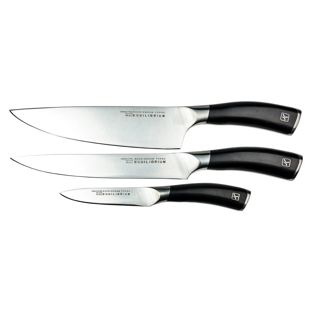 Rockingham Forge Equilibrium RF-3517 3 Pce Kitchen Knife Set 1 Rockingham Forge Equilibrium RF-3517 3 Pce Kitchen Knife Set