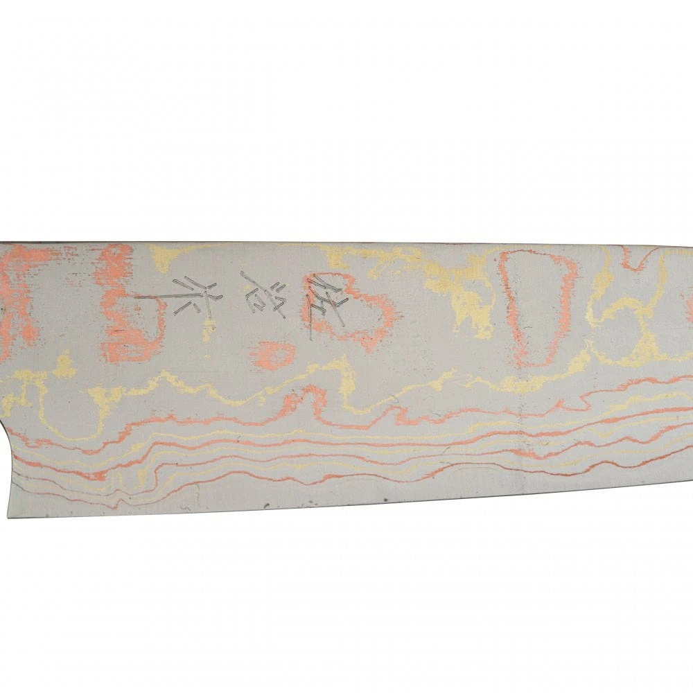 Takeshi Saji Takeshi Saji Rainbow Damascus 27cm Gyuto With Ironwood Handle 2 Takeshi Saji Takeshi Saji Rainbow Damascus 27cm Gyuto With Ironwood Handle - Image 2