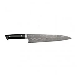 Takeshi Saji Takeshi Saji VG10 Damascus 24cm Gyuto With Black Mikarta Handle