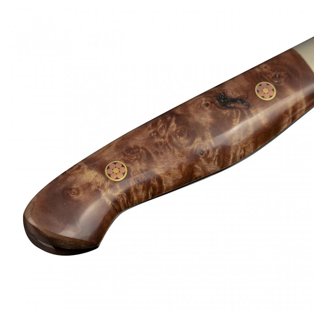 Yoshimi Kato Yoshimi Kato AS Kurouchi Damascus Sujihiki180 With Maple Wood Handle 2 Yoshimi Kato Yoshimi Kato AS Kurouchi Damascus Sujihiki180 With Maple Wood Handle - Image 2